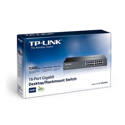 Tp Link Tl Sg1016D 16 Port Gigabit Ethernet Switch
