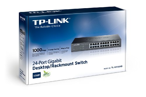 Tp-Link Tl-Sg1024D 24-Port Gigabit Desktop/Rackmount Unmanaged Switch